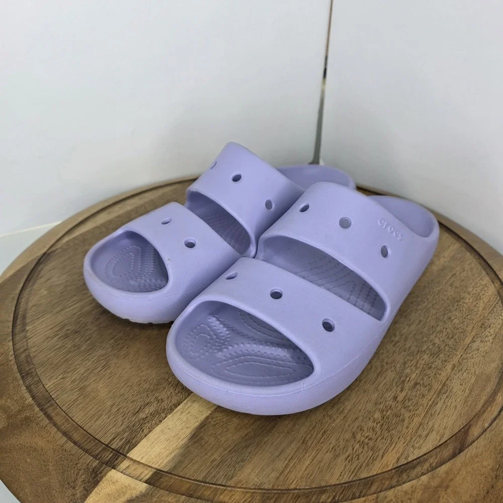 Unisex Sandals Crocs Classic Sandal 2.0 W9 M7 Lavender Purple Slide 2 Strap